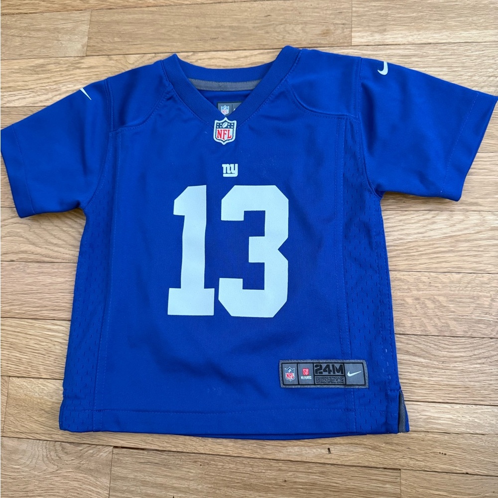 Toddler Boys New York Giants Football Jersey Nike Kids Blue